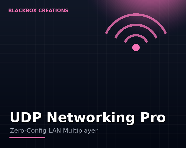 UDP Networking Pro connecting multiple devices for LAN multiplayer in Unity